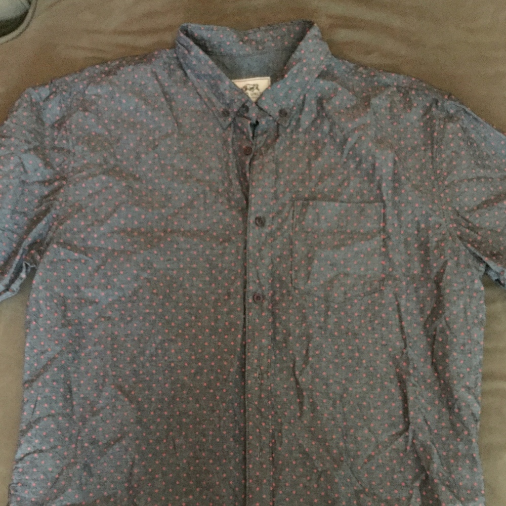 Casual short sleeve button up